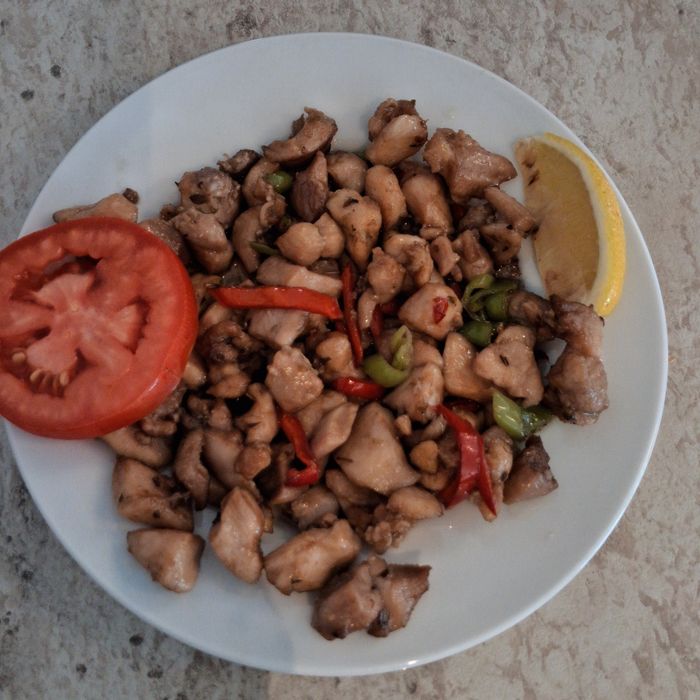Özateş Lokantası'ndan bir yemek